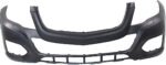 Replacement Front Primed Bumper Cover, Without Parking Aid Sensor Holes, With Headlight Washer Holes, For Models Without Sport Package, CAPA CERTIFIED