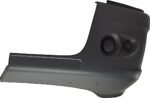Replacement Front, Driver Side Bumper End, Painted Black Plastic - Image 3