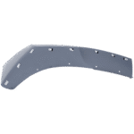 Replacement Front, Passenger Side Bumper End, Painted Gray Plastic - Image 6