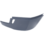 Replacement Front, Driver Side Bumper End, Painted Gray Plastic