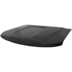Replacement Hood, Aluminum, Black, CAPA CERTIFIED - Image 5