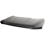 Replacement Hood, Aluminum, Black, CAPA CERTIFIED - Image 4