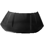Replacement Factory Style Hood Aluminum Black CAPA Certified