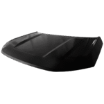 Replacement Factory Style Hood Aluminum Black CAPA Certified - Image 5