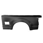 Replacement Driver Side, Outer Truck Bedside Panel, Crew Cab Pickup, For Models With Wheel Opening Moldings, CAPA Certified