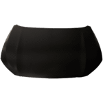 Replacement Hood, Black, Steel, CAPA CERTIFIED