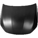 Replacement Hood, Steel, Black, CAPA CERTIFIED
