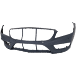 ReplaceXL Front Primed Bumper Cover, With Parktronic Holes