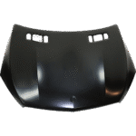 Replacement Factory Style Hood Aluminum Black CAPA Certified