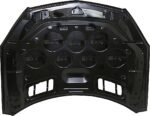 Replacement Factory Style Hood Aluminum Black CAPA Certified - Image 5