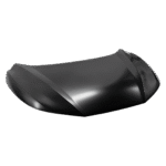 Replacement Hood, Steel, Black, CAPA CERTIFIED - Image 2