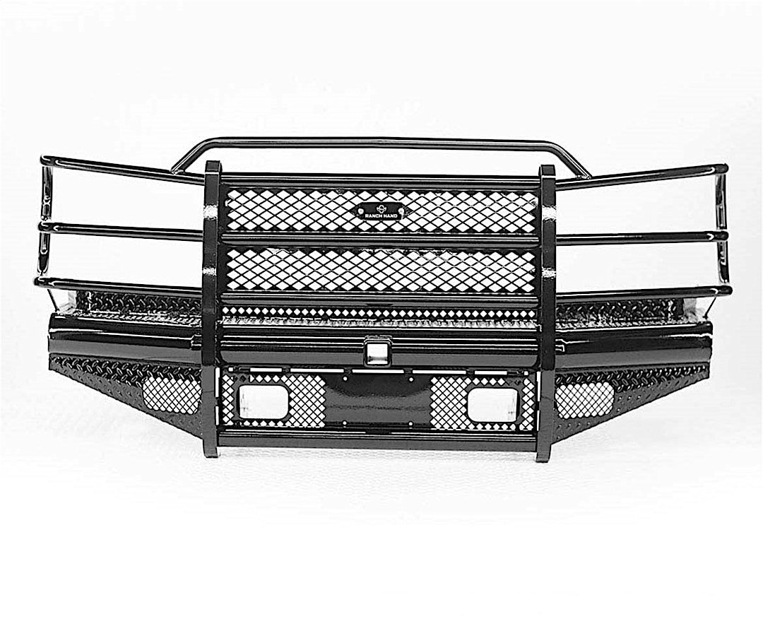 rncfbc031blr_1.jpg Ranch Hand FBC031BLR Grille Guard, Powdercoated Black Carbon Steel - Image 1