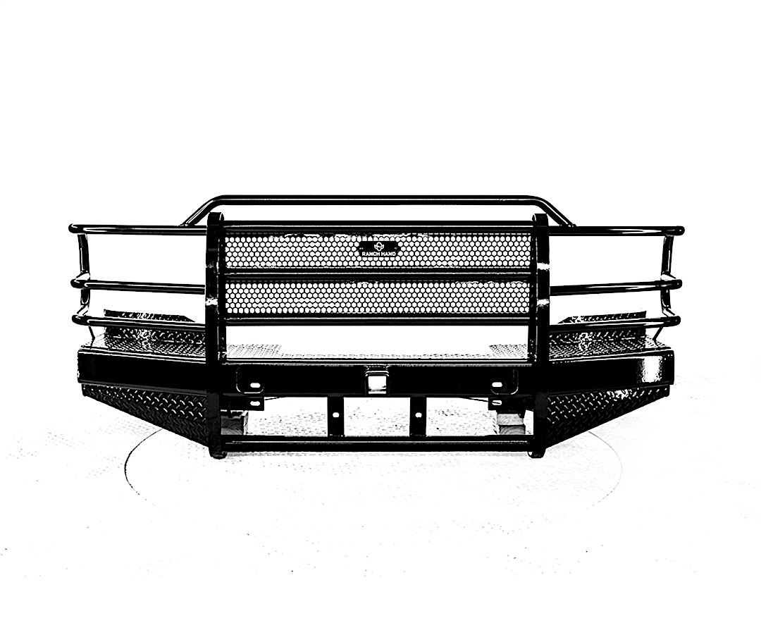 rncfbf995blr_1.png Ranch Hand FBF995BLR Grille Guard, Powdercoated Black Carbon Steel - Image 1