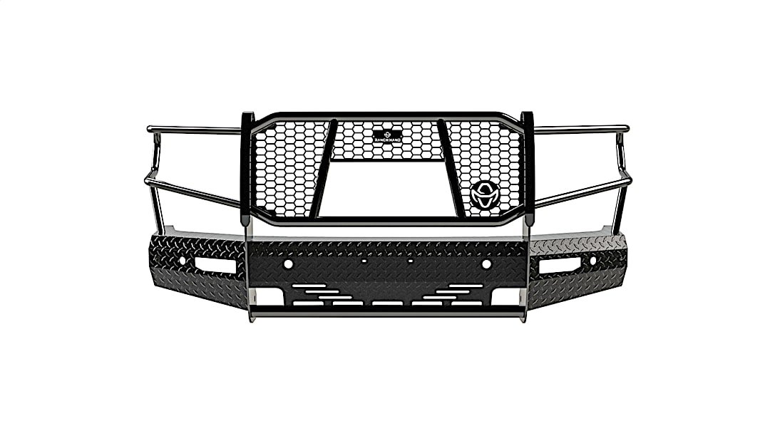 rncfsd19hbl1c_1.jpg Ranch Hand FSD19HBL1C Grille Guard, Powdercoated Black Carbon Steel - Image 1