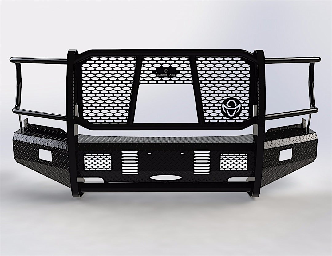 rncfsf18hbl1_1.jpg Ranch Hand FSF18HBL1 Grille Guard, Powdercoated Black Carbon Steel - Image 1