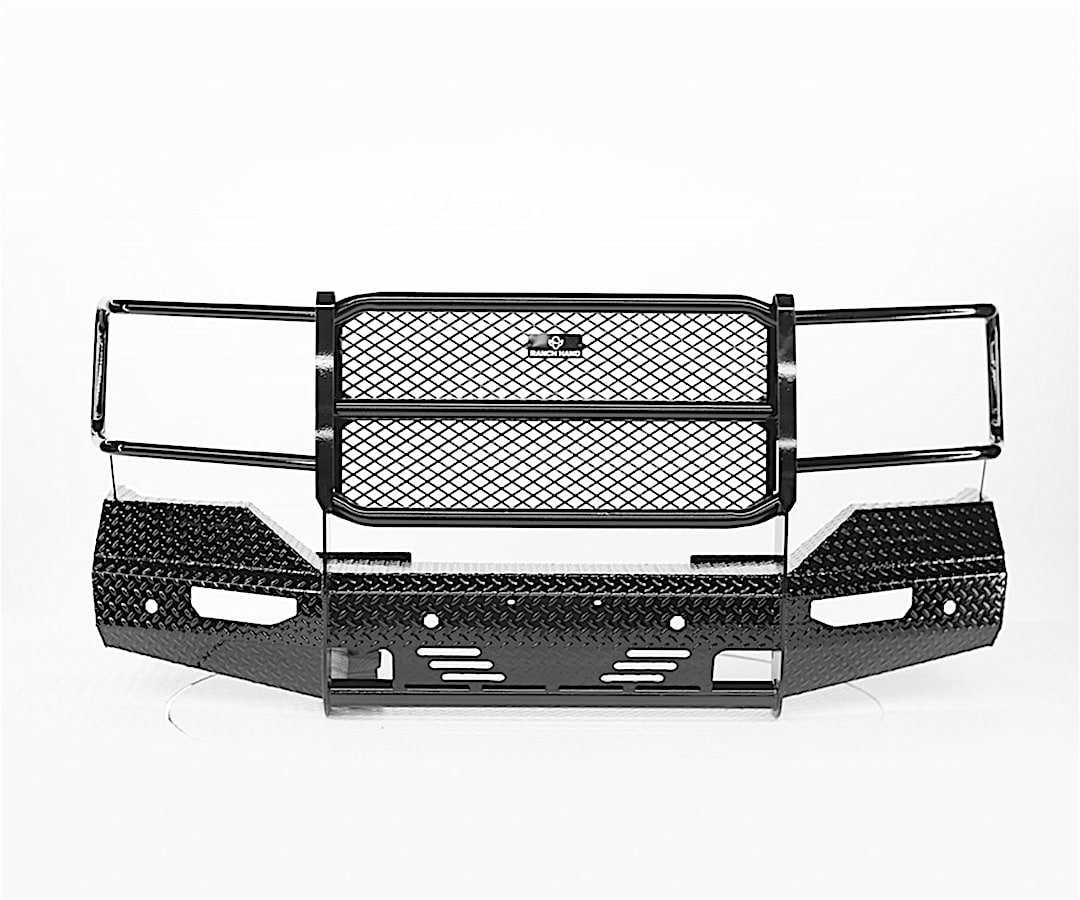 rncfsg16hbl1_1.jpg Ranch Hand FSG16HBL1 Grille Guard, Powdercoated Black Carbon Steel - Image 1