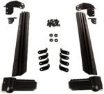 Rugged Ridge 11232.52 Light Bar Mounting Bracket - Black, Aluminum, Direct Fit