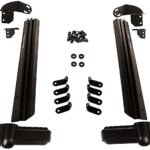 Rugged Ridge 11232.52 Light Bar Mounting Bracket - Black, Aluminum, Direct Fit