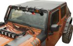 Rugged Ridge 13750.38 Bowless Series Soft Top - Frameless Design Black - Image 3