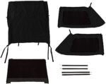 Rugged Ridge 13790.39 Montana Bowless Series Soft Top - Frameless Design Black diamond