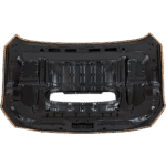 Replacement Factory Style Hood Black CAPA Certified - Image 2