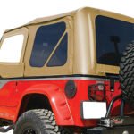 RT Off-Road RTS20037T RT Off-Road Replacement Soft Top - With Frame (Frame Included) Tan - Image 4