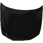 Replacement Hood, Steel, Black