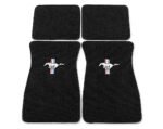 Scott Drake Classic ACC-FM-EMB-BK Rubber Floor Kit - Black, Nylon, Direct Fit, Kit - Image 2
