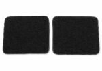 Scott Drake Classic ACC-FM-EMB-BK Rubber Floor Kit - Black, Nylon, Direct Fit, Kit - Image 3