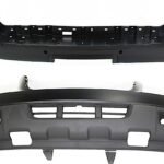 Replacement Front and Rear Front - Upper - Primed, Lower - Textured, Rear - Primed Bumper Cover