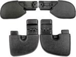 Dorman SET-RB924202-C Front and Rear, Driver and Passenger Side Bumper End, Primed Plastic