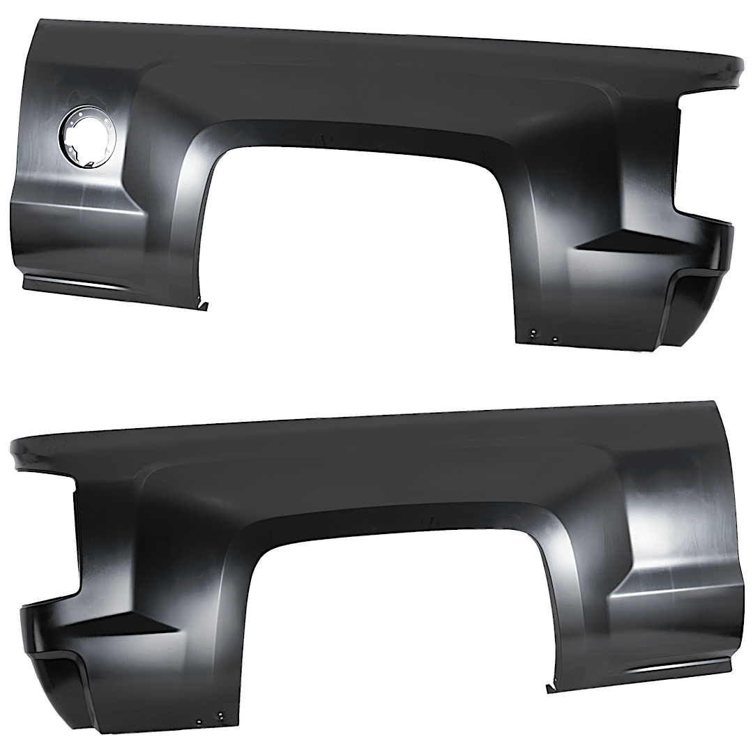 set-rc55210003q_1.png Replacement Rear, Driver and Passenger Side, Outer Truck Bedside Panels, Primed, 7 Ft. Bed (Short Bed), Outer Side Panel, CAPA Certified - Image 1