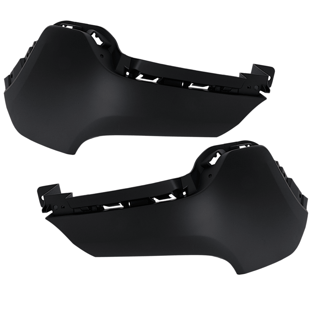 set-rc76110015_1.png Replacement Rear, Driver and Passenger Side Bumper End, Primed Plastic - Image 1