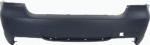 Replacement Front and Rear Primed Bumper Covers, Sedan, For Models With M Package, With Headlight Washer Holes, Without Rear Bumper Park Distance Control Sensor Holes - Image 2