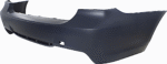 Replacement Front and Rear Primed Bumper Covers, Sedan, For Models With M Package, With Headlight Washer Holes, Without Rear Bumper Park Distance Control Sensor Holes - Image 6