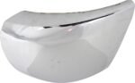 Replacement Front, Driver and Passenger Side Bumper Ends, without Fog Light Hole, Painted Black Steel Bumper Extension - Image 13