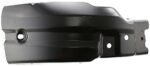 Replacement Front, Driver and Passenger Side Bumper Ends, without Fog Light Hole, Painted Black Steel Bumper Extension - Image 2