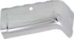 Replacement Front, Driver and Passenger Side Bumper End, Chrome Front - Plastic; Rear - Steel - Image 2