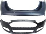 Replacement Front and Rear Primed Bumper Cover