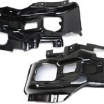 Replacement Front, Driver and Passenger Side Bumper Brackets, Impact Bar