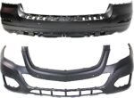 Replacement Front and Rear Primed Bumper Cover
