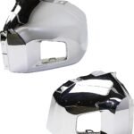 Replacement Front, Driver and Passenger Side Bumper End, Chrome Steel CAPA Certified