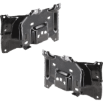 Replacement Front, Driver and Passenger Side Bumper Brackets, CAPA CERTIFIED