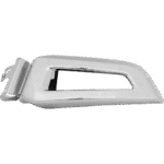 Replacement Front, Driver and Passenger Side Bumper End, Chrome Plastic - Image 2