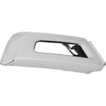 Replacement Front, Driver and Passenger Side Bumper End, Chrome Plastic - Image 4