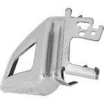 Replacement Front, Driver and Passenger Side Bumper End, Chrome Plastic - Image 5