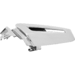 Replacement Front, Driver and Passenger Side Bumper End, Chrome Plastic - Image 6