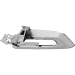 Replacement Front, Driver and Passenger Side Bumper End, Chrome Plastic - Image 7