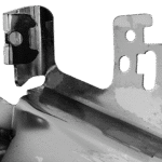 Replacement Front, Driver and Passenger Side Bumper End, Chrome Plastic - Image 9
