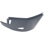 Replacement Front, Driver and Passenger Side Bumper End, Painted Gray Plastic - Image 3